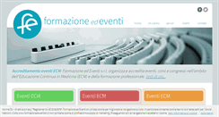 Desktop Screenshot of formazionedeventisrl.it