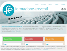 Tablet Screenshot of formazionedeventisrl.it